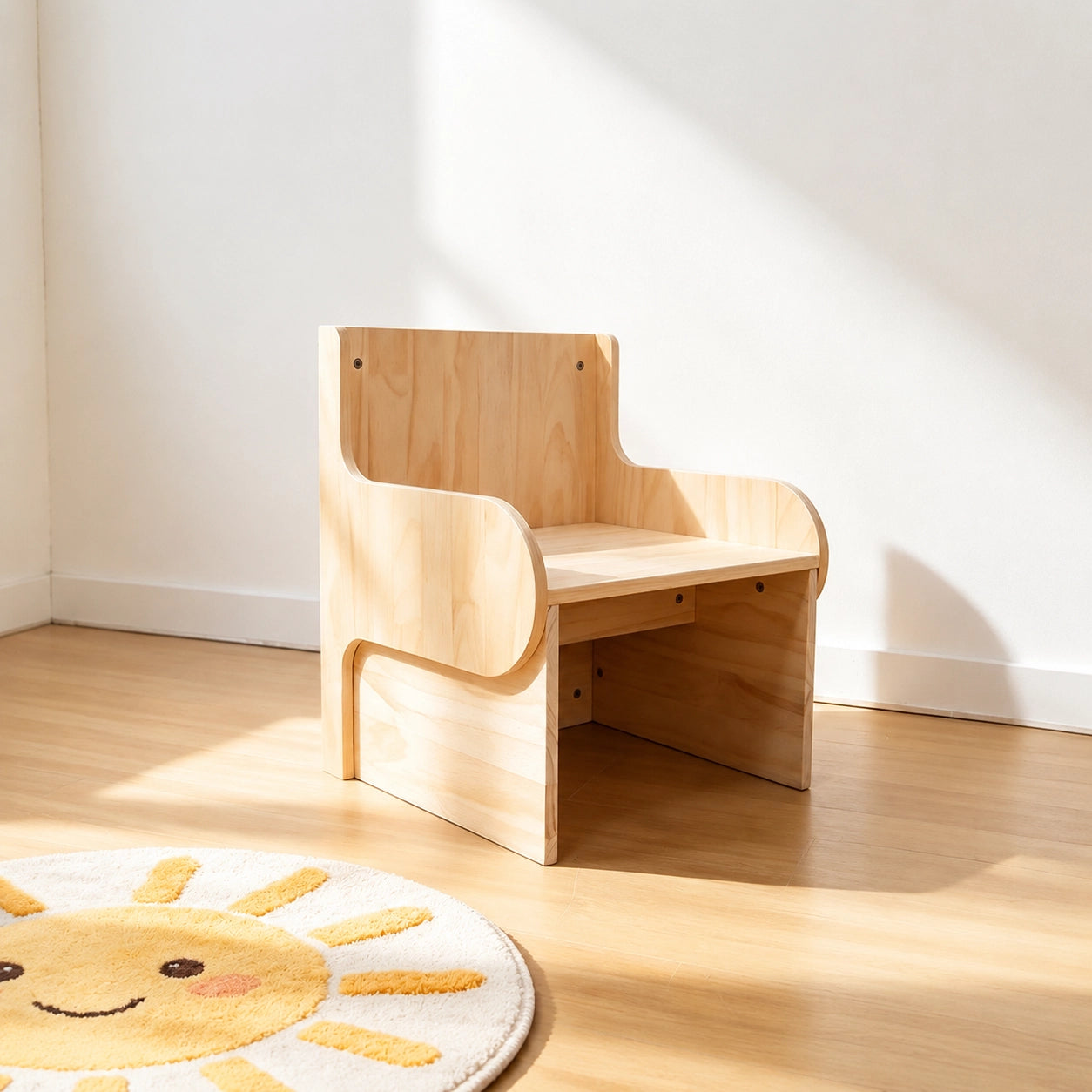 Convertible Toddler Table and Chair Set, Solid Pine - Image 5