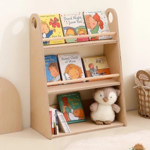 Montessori Face-Out Toddler Bookshelf, Marine-grade Plywood
